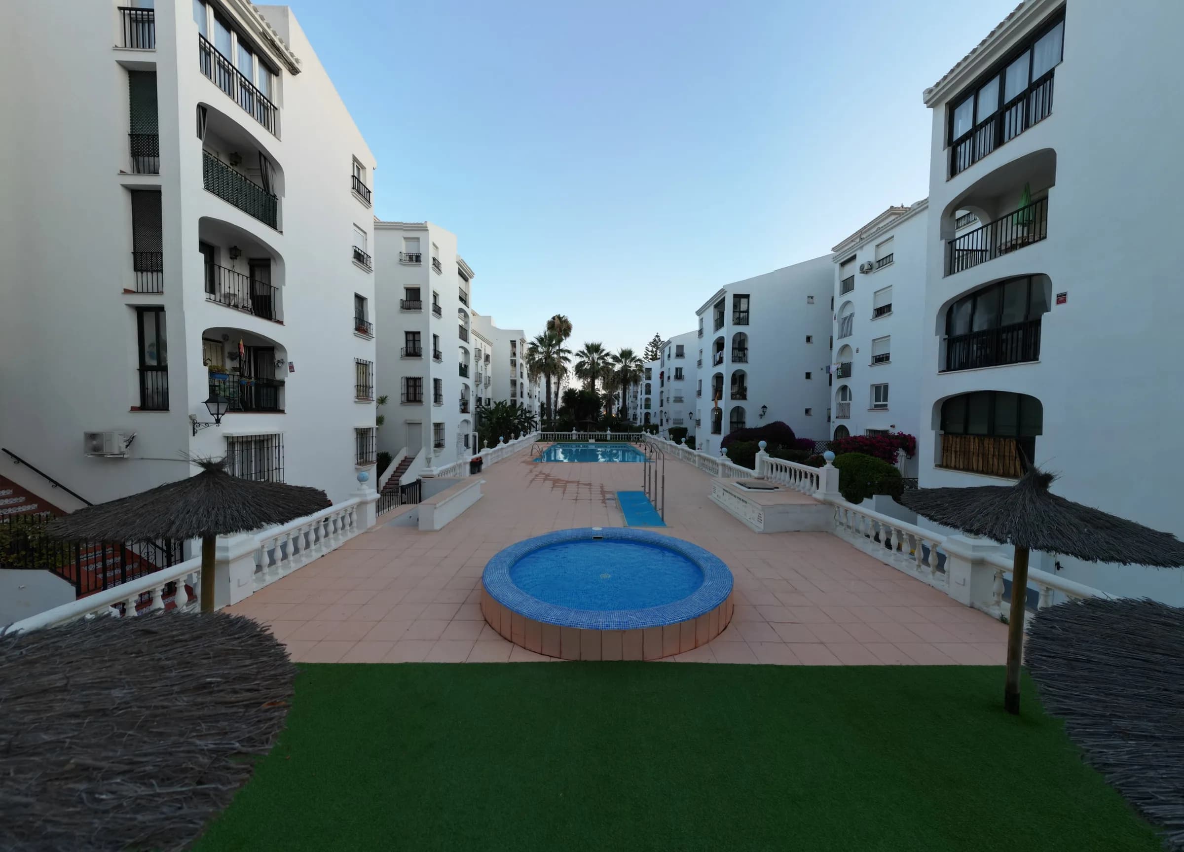 Community pool and gardens
