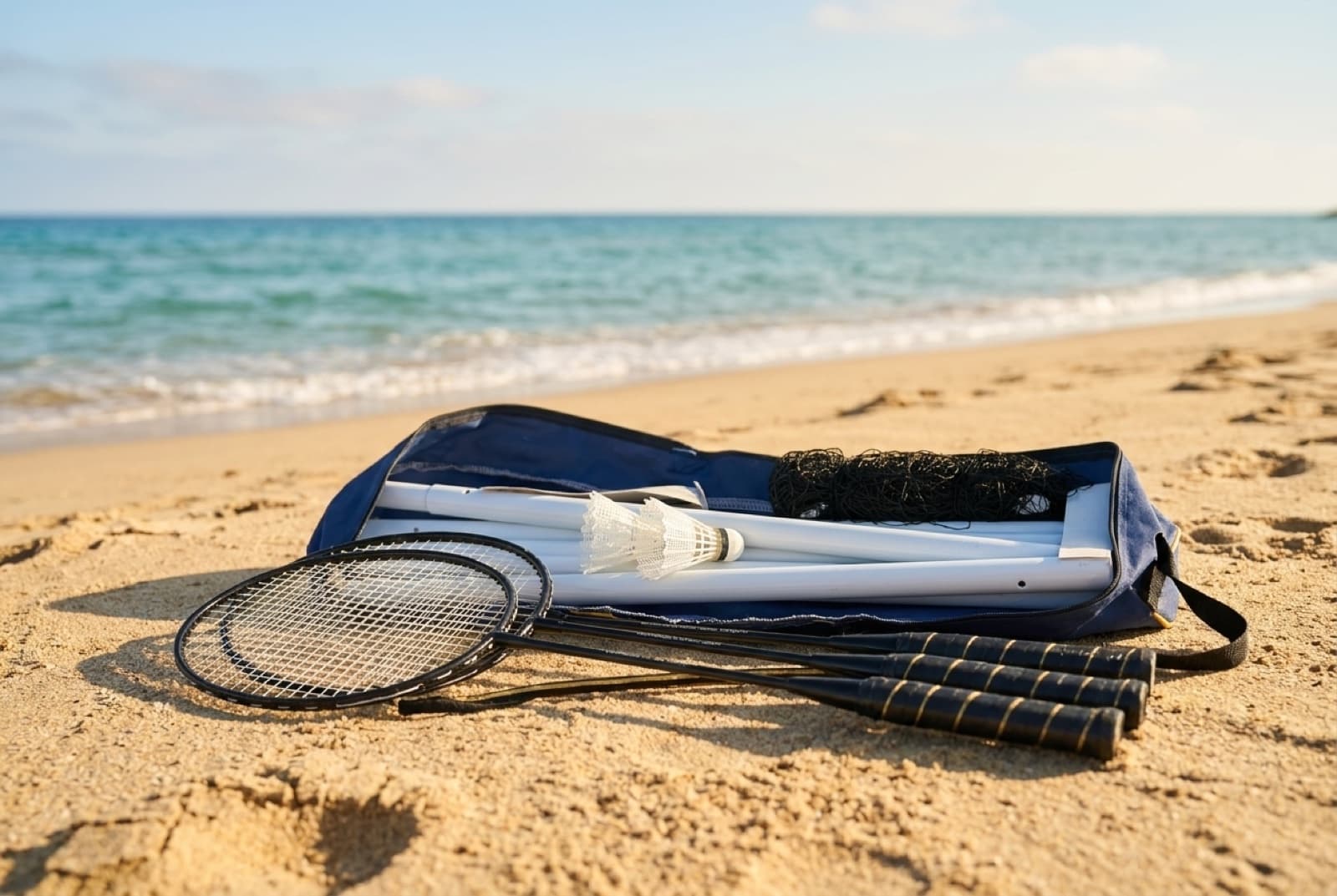 Set de badminton pour la plage