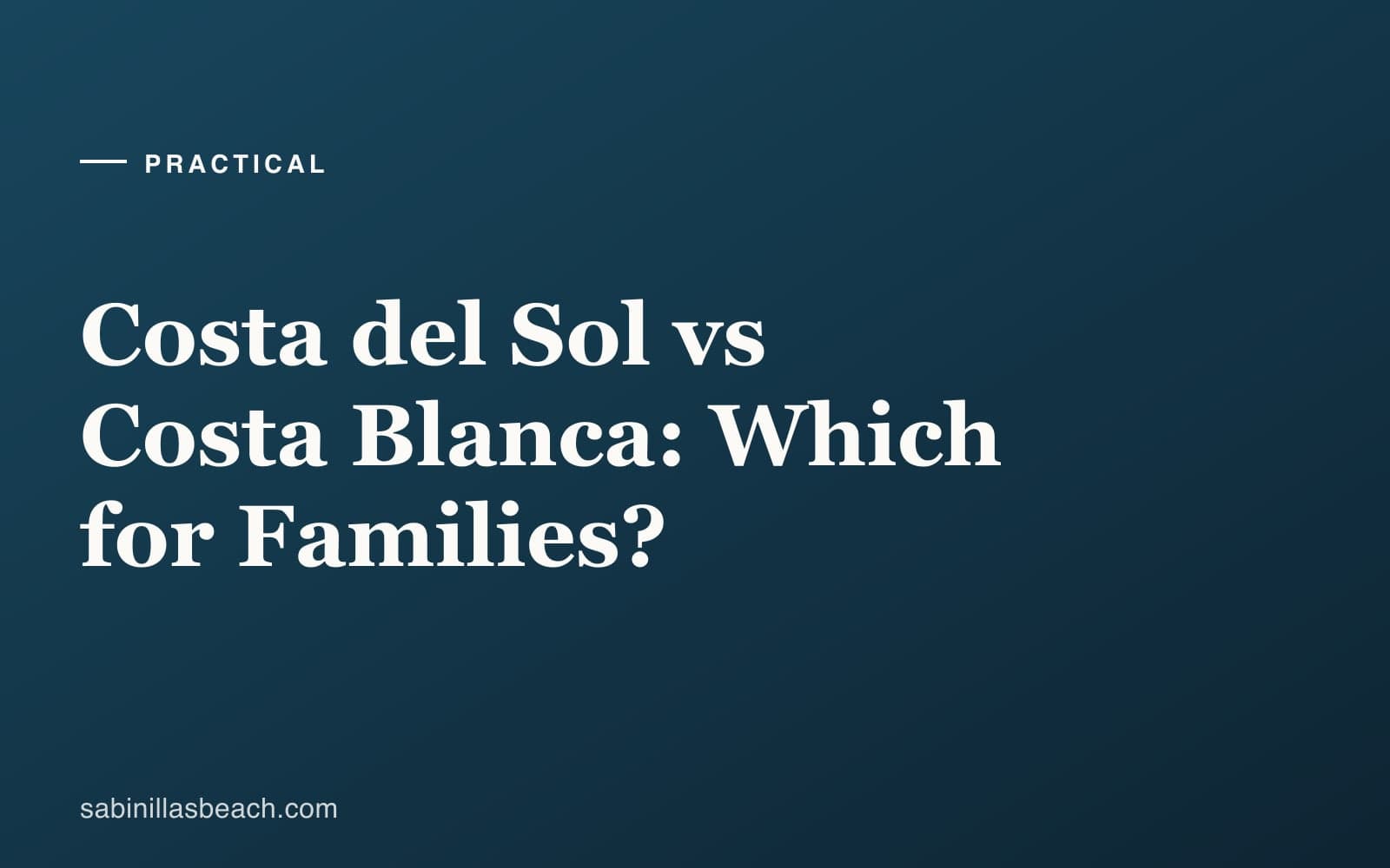 Split view comparing a Costa del Sol beach town and a Costa Blanca cove, illustrating the Costa del Sol vs Costa Blanca family choice