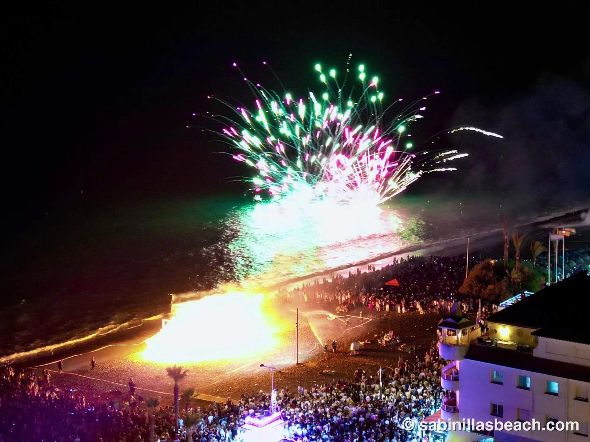 Fireworks, midnight swimming and cleansing of old sins and wishes burnt in the San Juan Fire. A magical night in Sabinillas